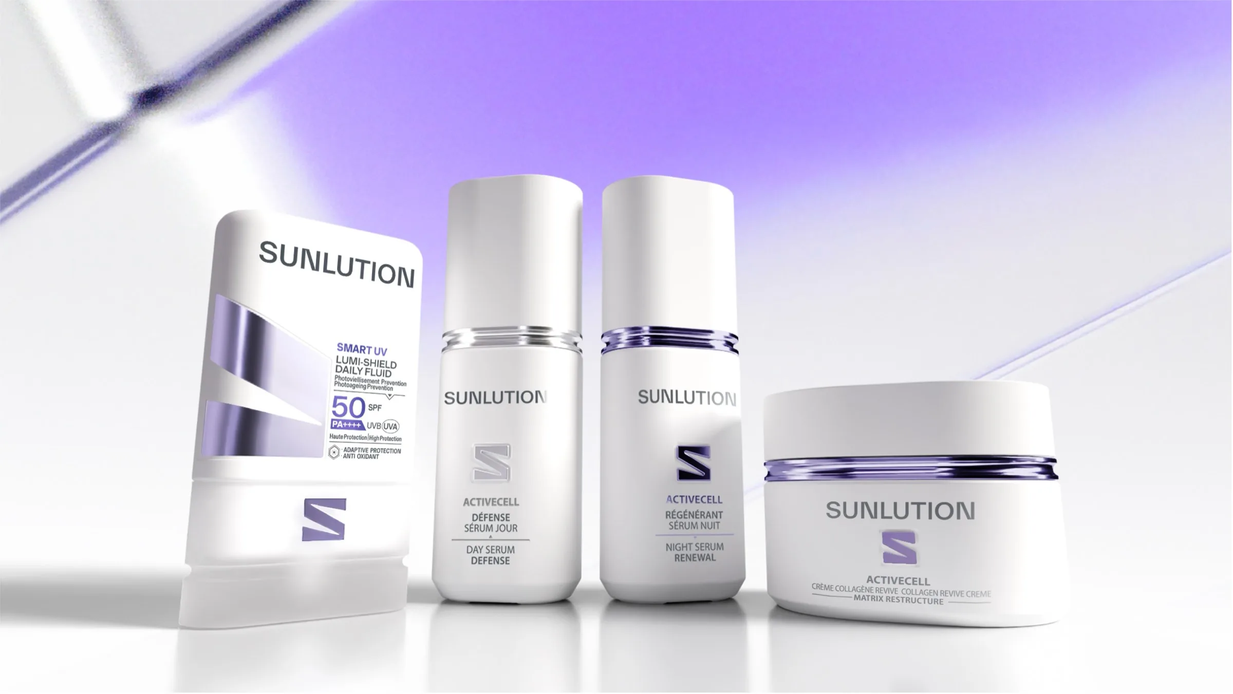 La gamme Sunlution au complet